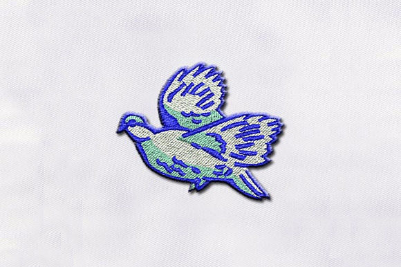 Colorful Flying Bird Design