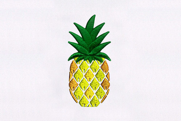Delicious Pineapple Embroidery