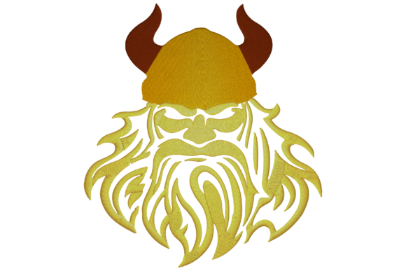 Face of Viking Warrior