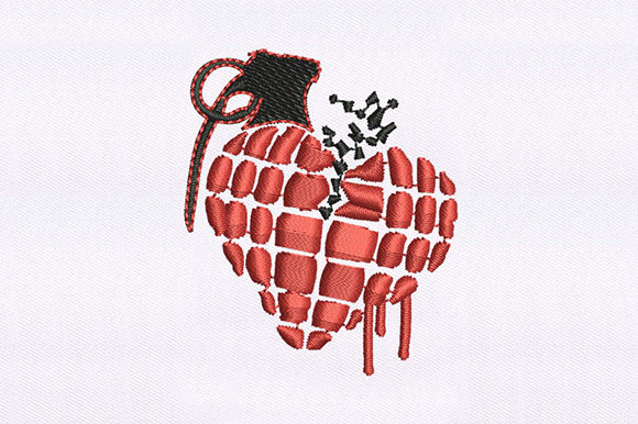 Heart Shaped Grenade Design