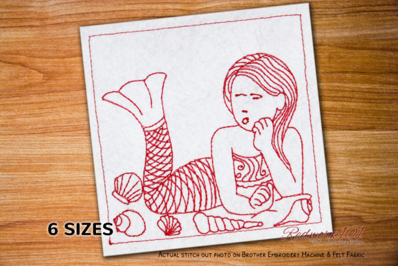 Mermaid Thinking Lineart
