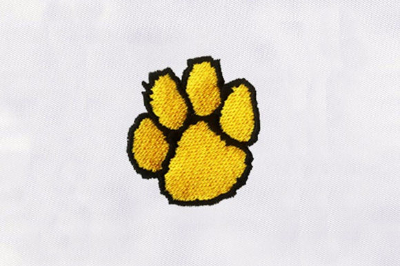 Paw: A Versatile Embroidery Design